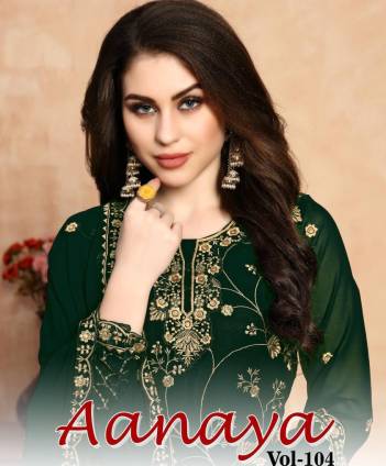 Aanaya Vol 104 By Twisha Lehenga Style Partywear Suit Collection
